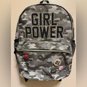 Patch Camo GIRL POWER Backpack & Lunch Bag